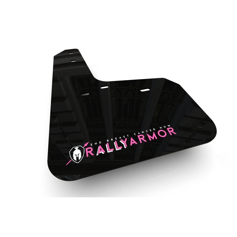Rally Armor 2008-11 2.5i and 08-10 WRX Black Mud Flap BCE Pink Logo