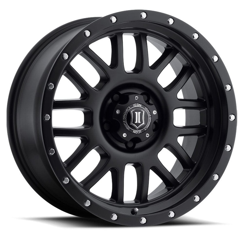 ICON Alloys Alpha 20″ 8×170 Satin Black
