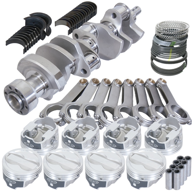 Eagle Chevy LT1 350 1Pc 3.750in Crank 6.000in H-Beam -18cc 4.040in Pistons Rotating Assembly