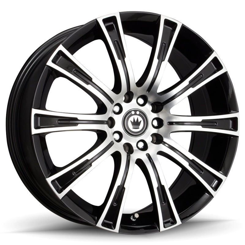 Konig Crown 17×7.5 5×112/120 ET35 Black Machine Face