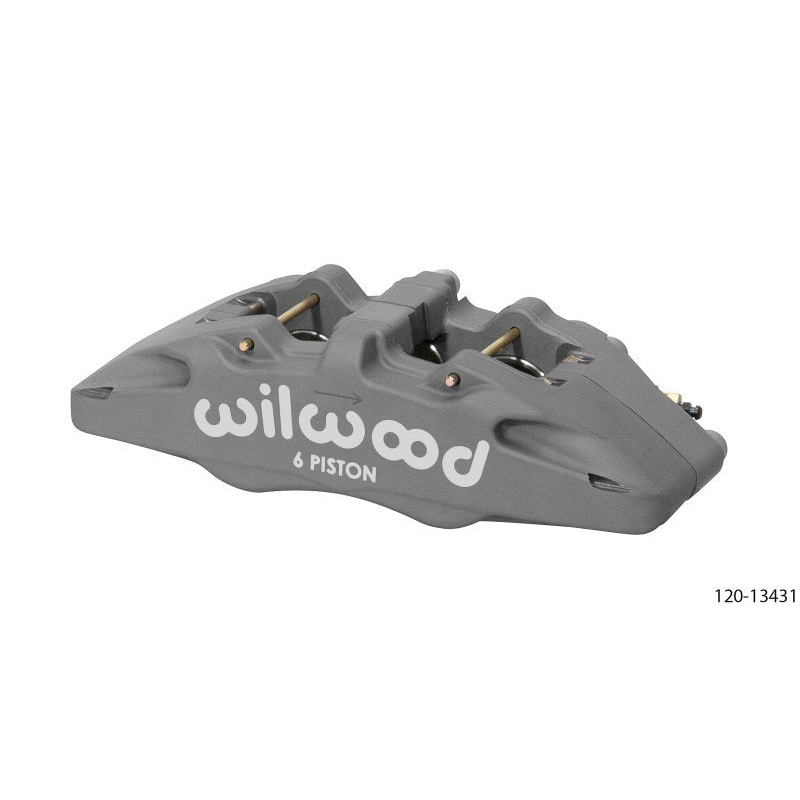Wilwood DynaPro DP6 Lug Mount Anodized Alum. Caliper 1.62in/1.38in/1.38in Piston .38in Rotor – Left