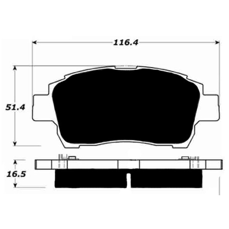 Porterfield Brake Pads for 2015 SCION iQ