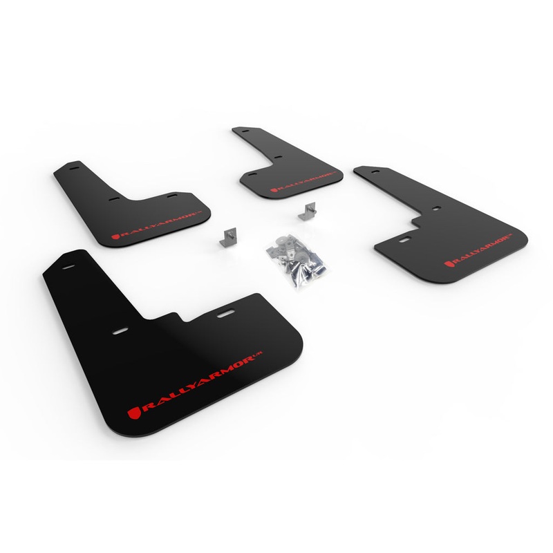 Rally Armor 2020+ Subaru Outback Black Mud Flap Red Logo
