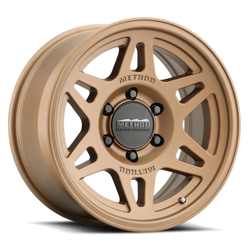 Method MR706 Bead Grip 17×8.5 25mm Offset 5×5 5mm Method Bronze Wheel | MR70678550925
