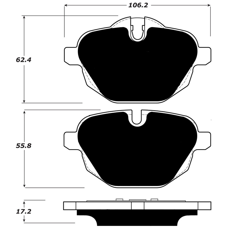 Porterfield Brake Pads for 2016 BMW i8