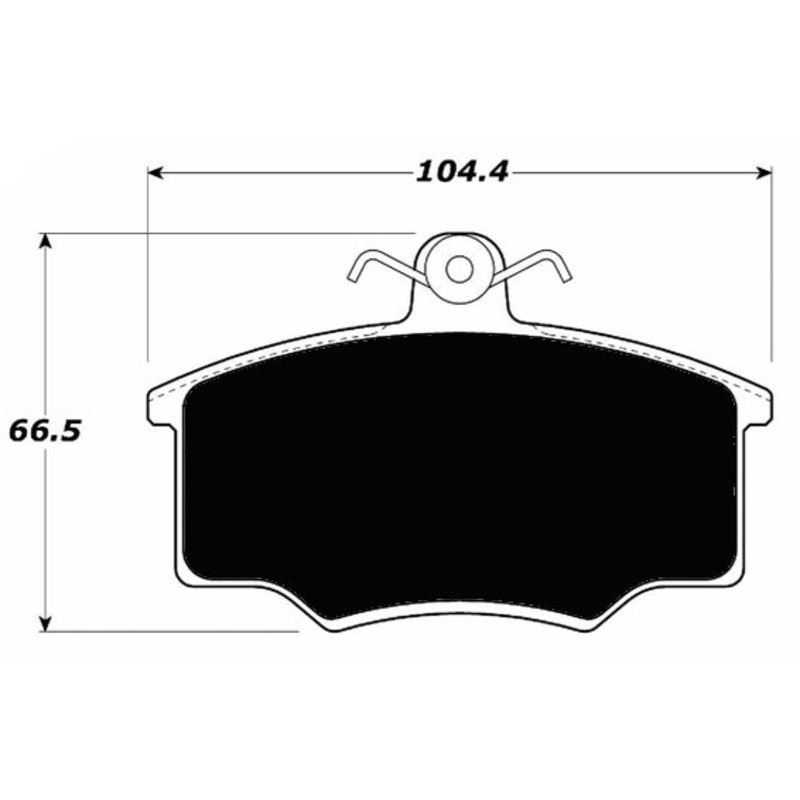 Porterfield Brake Pads for 1986 AUDI 4000 4E
