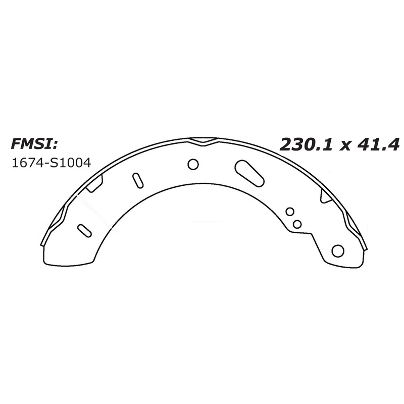 Porterfield Brake Shoes for 2012 FORD FOCUS R/Drum