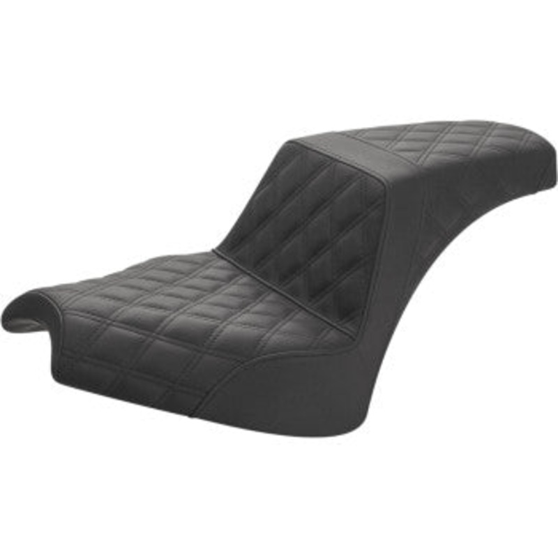 Step-Up Seat – Full Lattice Stitch – Black by Saddlemen
