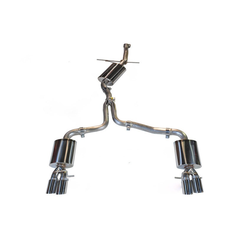AWE Tuning Audi B8 A5 2.0T Touring Edition Exhaust – Quad Outlet Diamond Black Tips