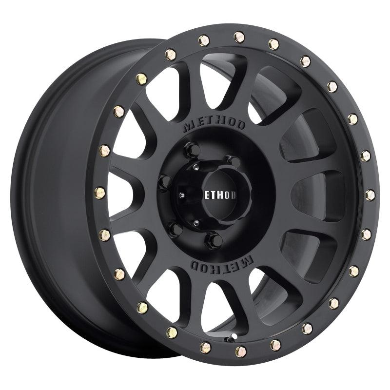 Method MR305 NV 17×8.5 0mm Offset 6×5.5 108mm CB Matte Black Wheel