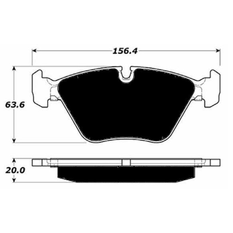 Porterfield Brake Pads for 2009 BMW X3
