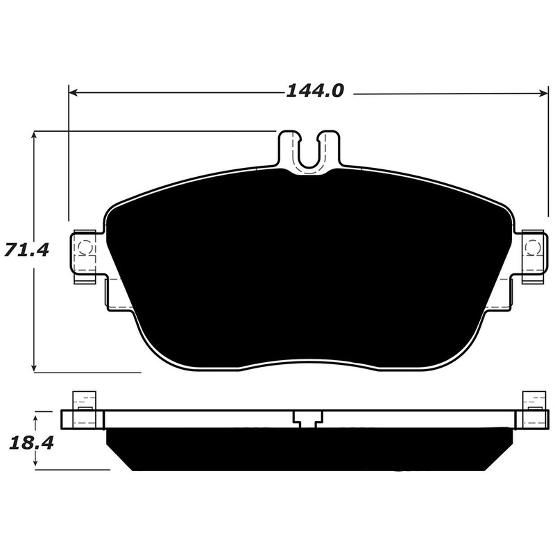 Porterfield Brake Pads for 2019 MERCEDES-BENZ CLA250