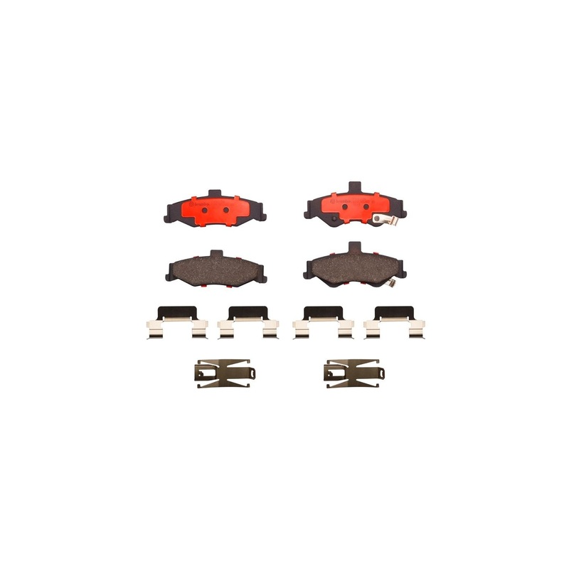 PRIME Ceramic Rear Disc Brake Pad Set – P10025N