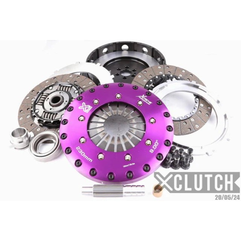 XClutch 89-94 Nissan Skyline GT-R 2.6L 9in Twin Sprung Organic Clutch Kit