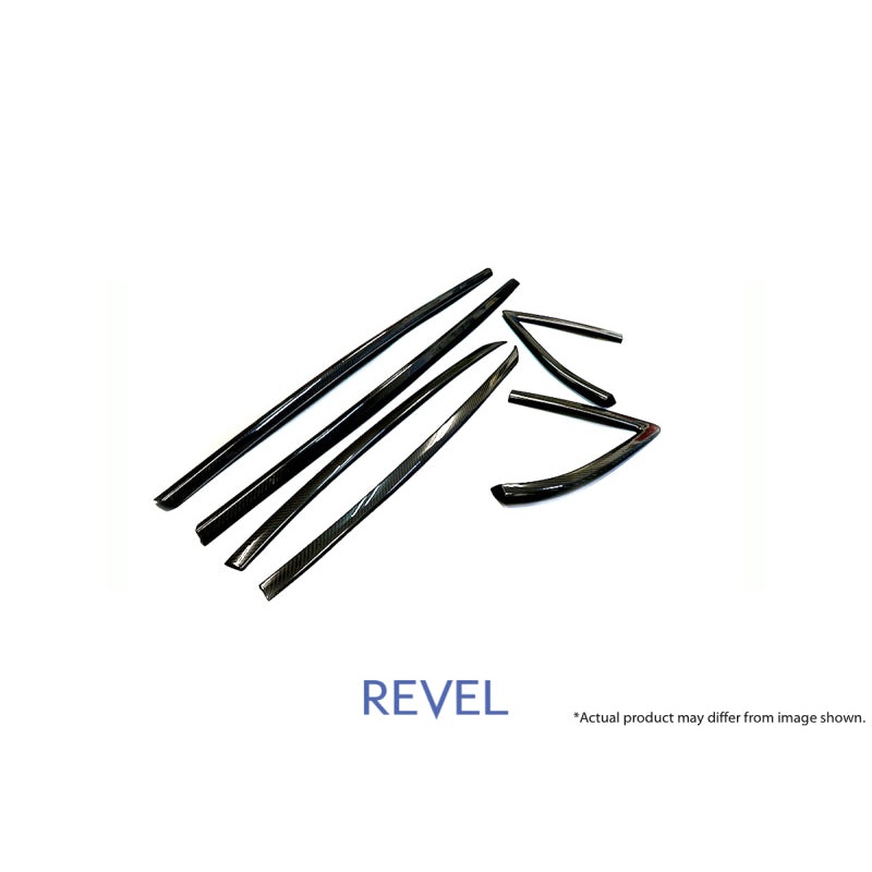 Revel GT Dry Carbon Door Window Moulding Cover 2020 Toyota GR Supra – 6 Pieces
