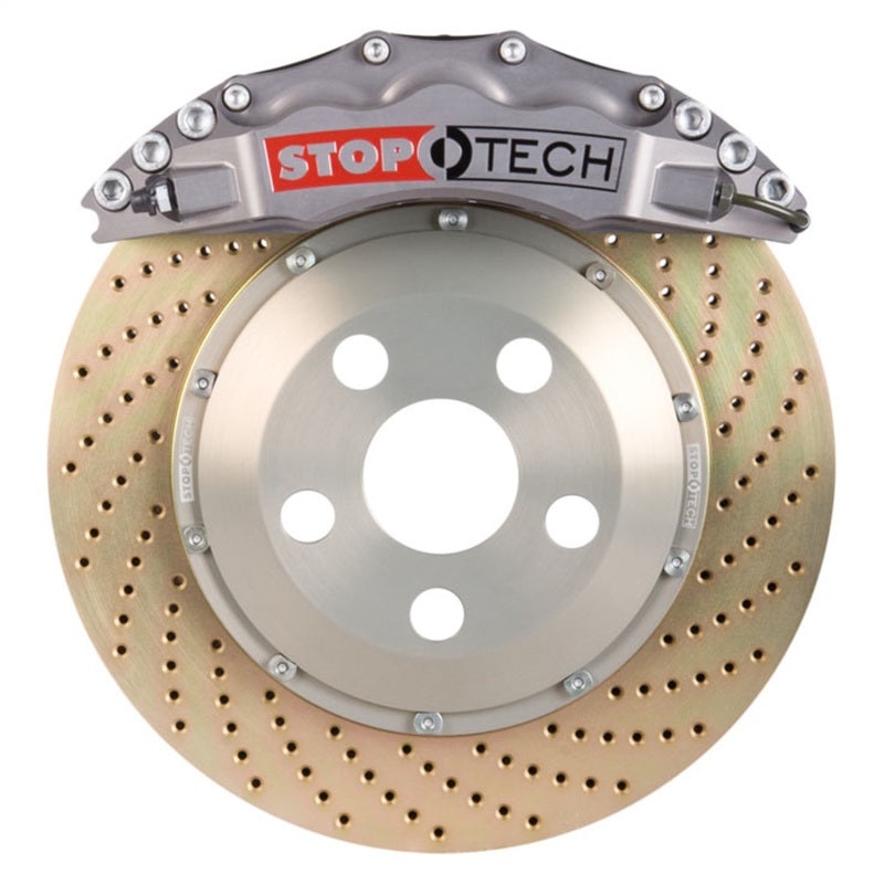 StopTech BBK 10-6/11 Audi S4 / 08-11 S5 Front Trophy ST-60 Calipers 380×32 Zinc Drilled Rotors