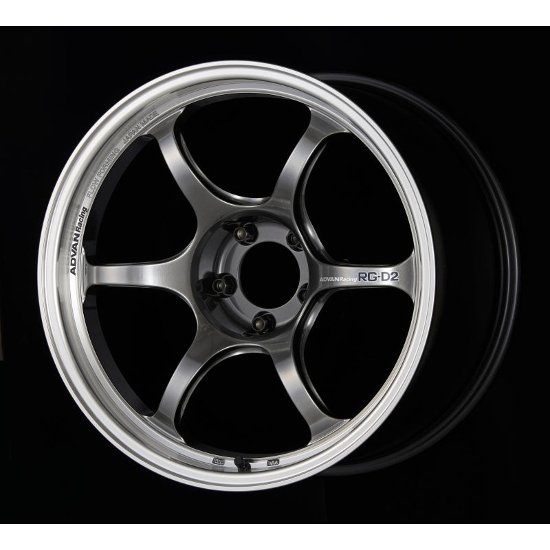 Advan RG-D2 18×9.0 +24 5-114.3 Machining & Racing Hyper Black Wheel