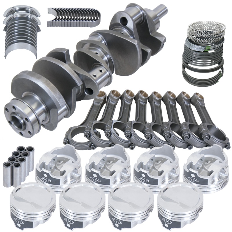 Eagle Ford 351W 4.000in Crank 6.200in H-Beam -15.8cc 4.040in Pistons Rotating Assembly