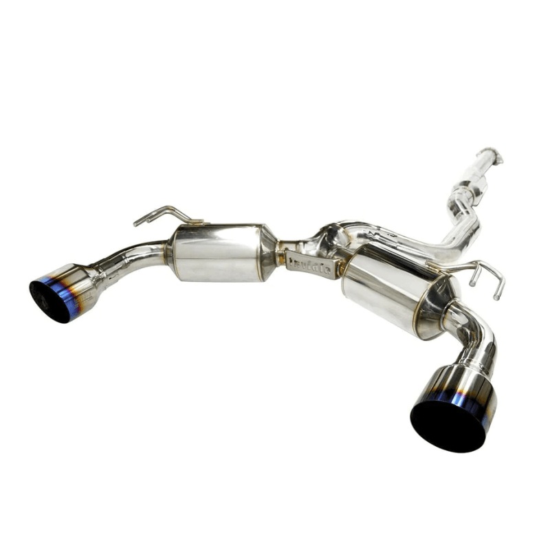 Invidia 2009+ Mitsubishi Evo X Dual N1 Titanium Tip Cat-back Exhaust
