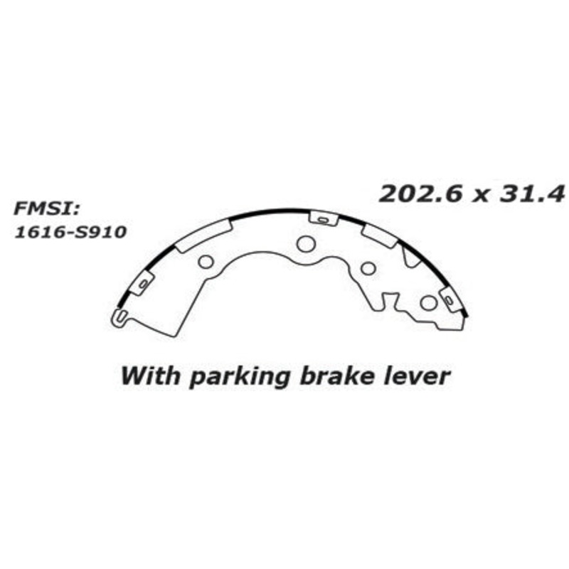 Porterfield Brake Shoes for 2008 KIA RIO R/drums