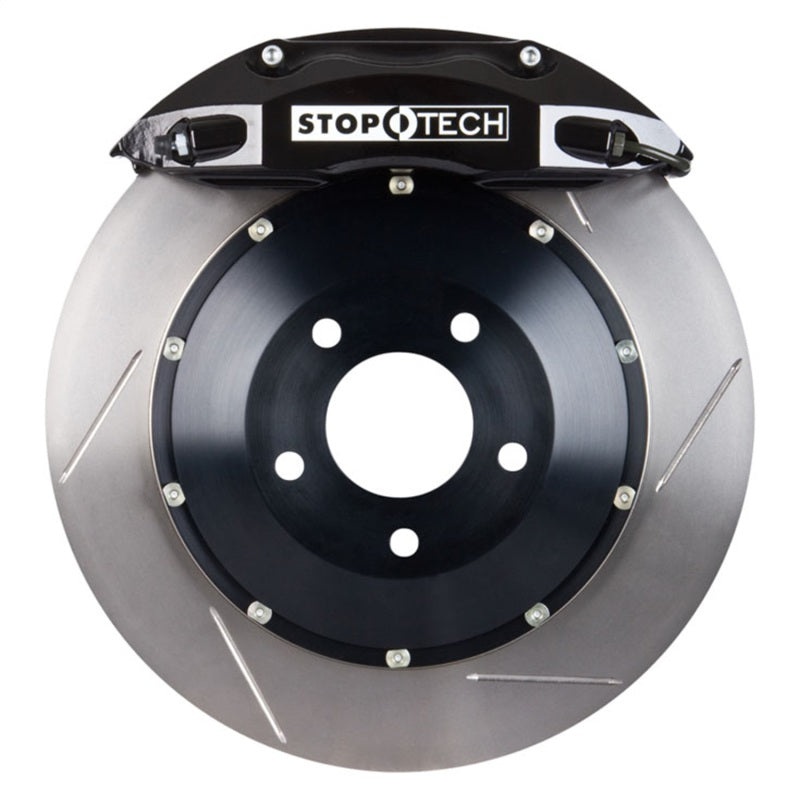 StopTech BBK 00-04 BMW M5 / 96-03 540 Series Front ST-40 Black Caliper Slotted 355x32mm Rotors