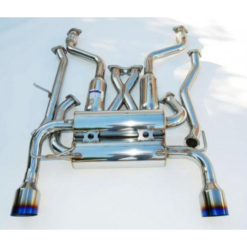 Invidia Gemini Cat-Back Exhaust System – Titanium Tip | 2003-2007 Nissan 350Z (HS02N3ZGIT)