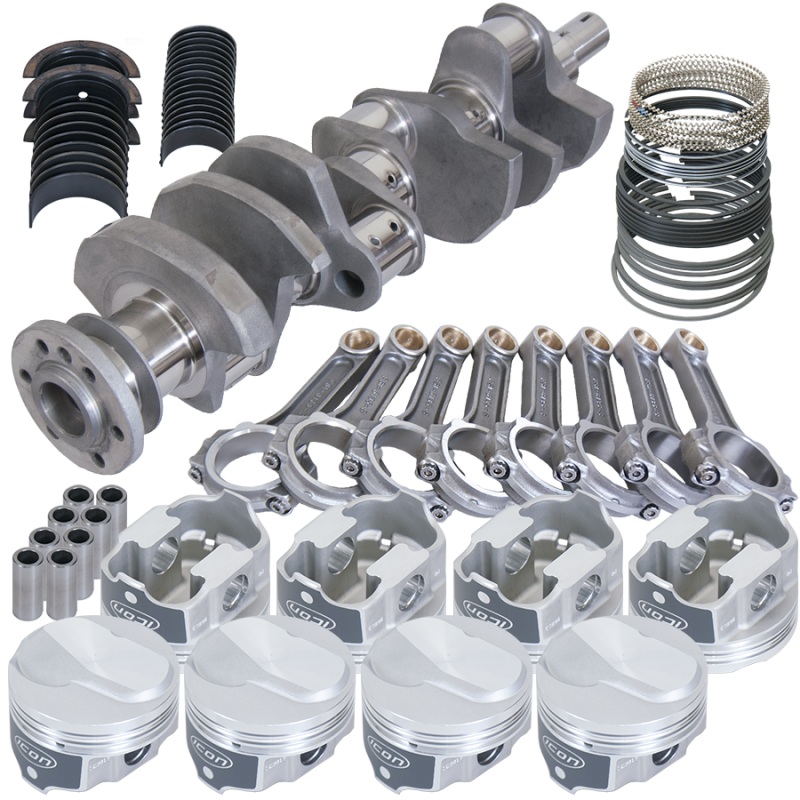 Eagle Chevy 454 4.000in Crank 6.135in I-Beam Rods Closed Chamber 4.320in Pistons Rotating Assembly