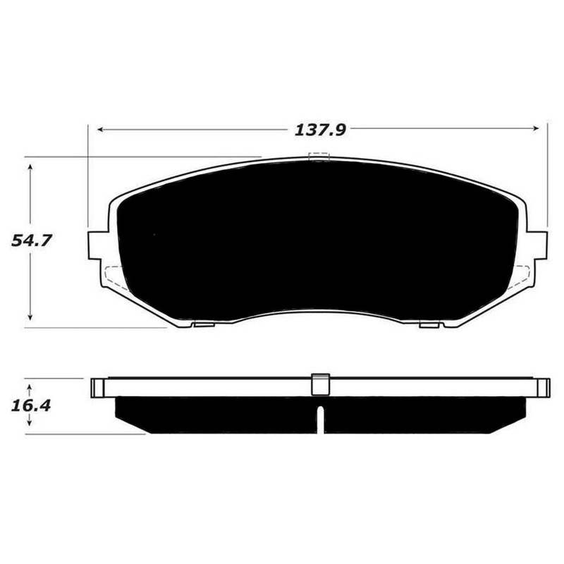 Porterfield Brake Pads for 2007 SUZUKI GRAND VITARA