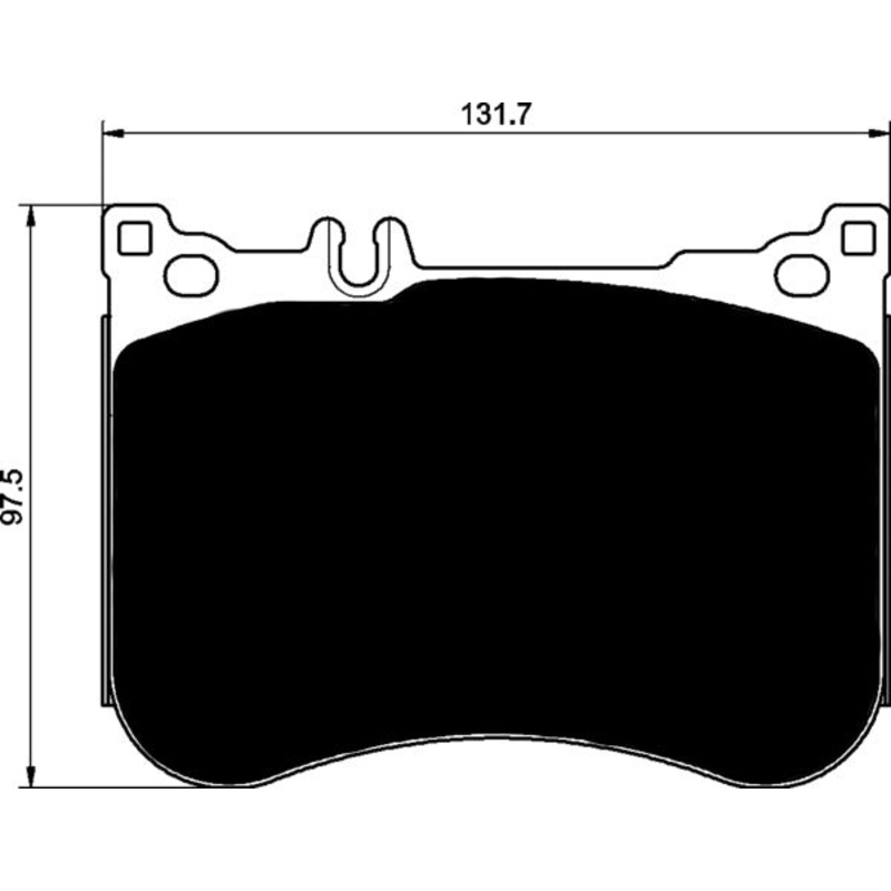 Porterfield Brake Pads for 2016 MERCEDES-BENZ SL400 w/ AMG Sports Pkg