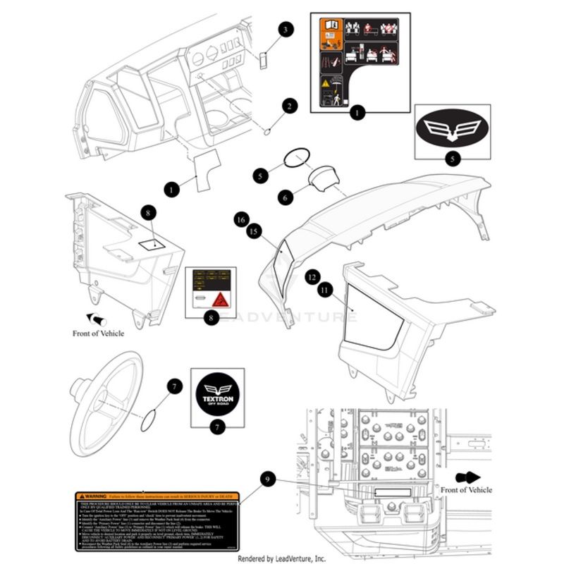 Tow Switch Decal by Arctic Cat