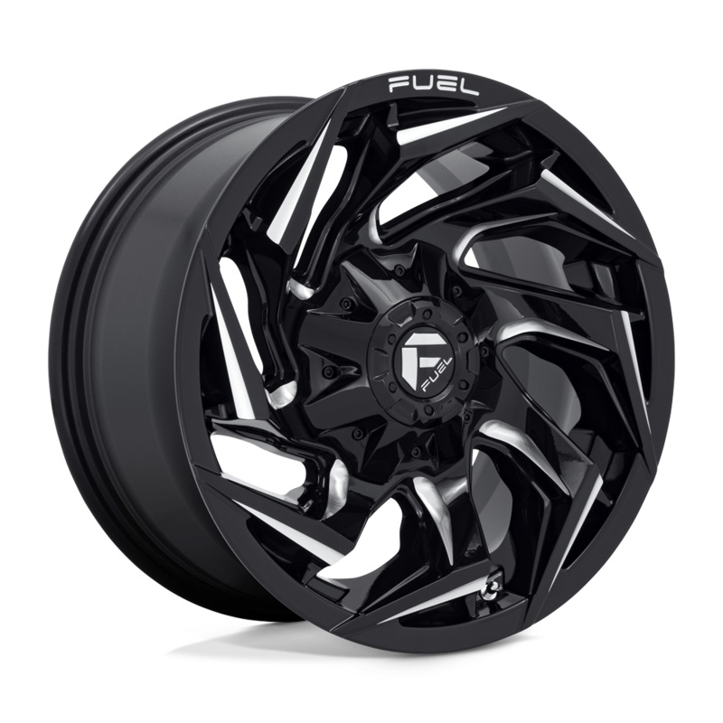 Fuel Wheels D753 Reaction 20″ 8×180 Gloss Black Milled