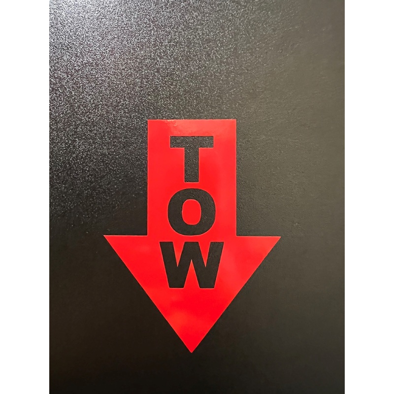 TOW Arrow Decal – Red or White