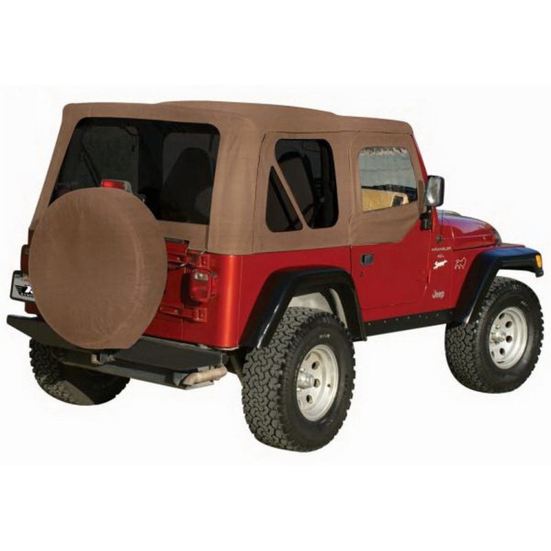 Rampage 1997-2006 Jeep Wrangler(TJ) OEM Replacement Top – Military Khaki (Dark Green)