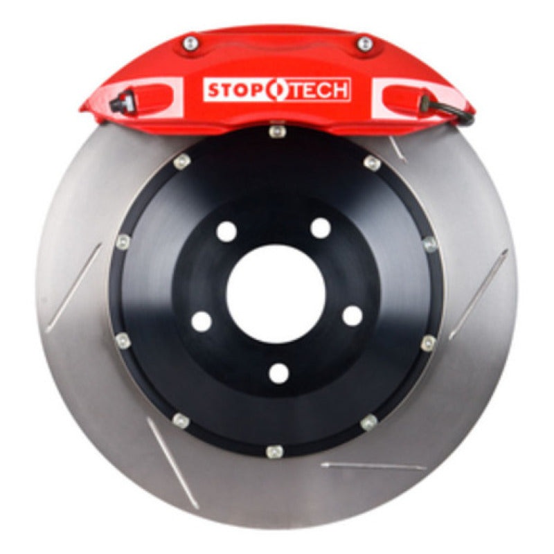 StopTech 99-08 Porsche 911 Rear BBK w/ Red ST-40 Calipers 332x32mm Slotted Rotors Pads and Lines