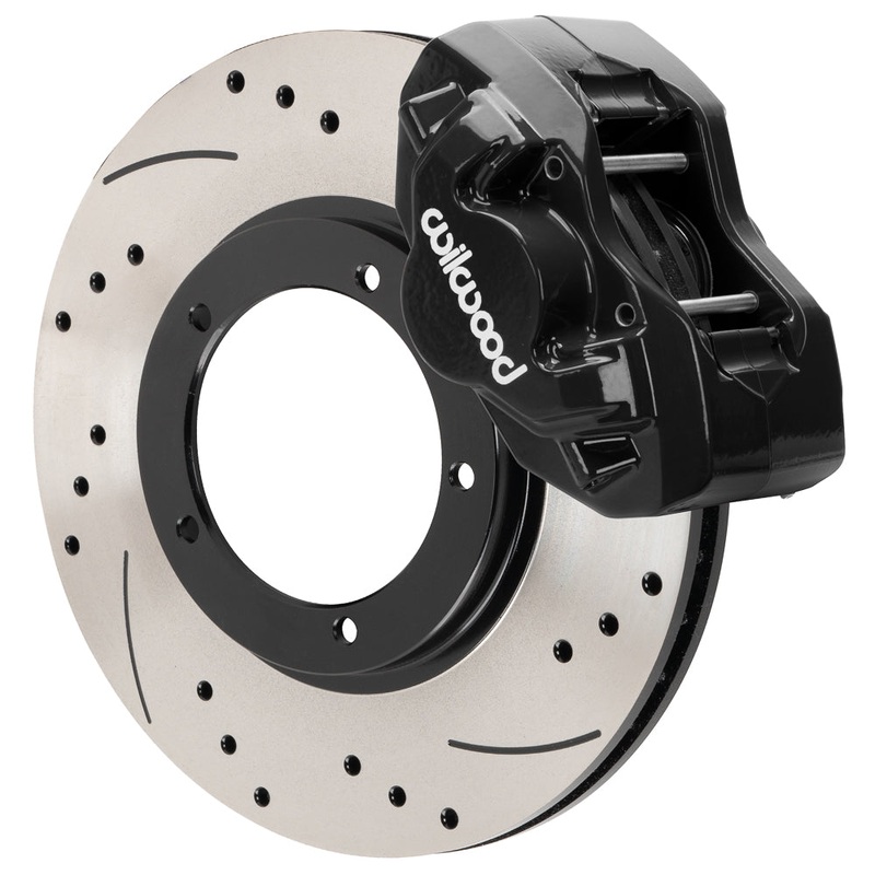 Wilwood D45 OE Replacement Front Brake Kits 1975-1983 Porsche 911 Base Model 3.50 MT (SRP Drilled/Slotted 11.10″ Rotor)