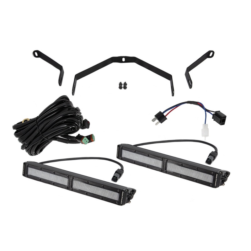 Tundra 12 Inch LED Driving Light Kit White Flood Diode Dynamics