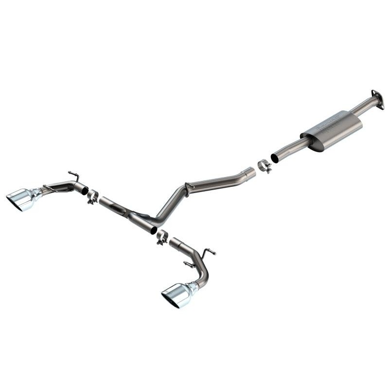 Borla 22-23 Subaru BRZ/Toyota GR86 2.4L RWD AT/MT S-Type Catback Exhaust – Polished Tips