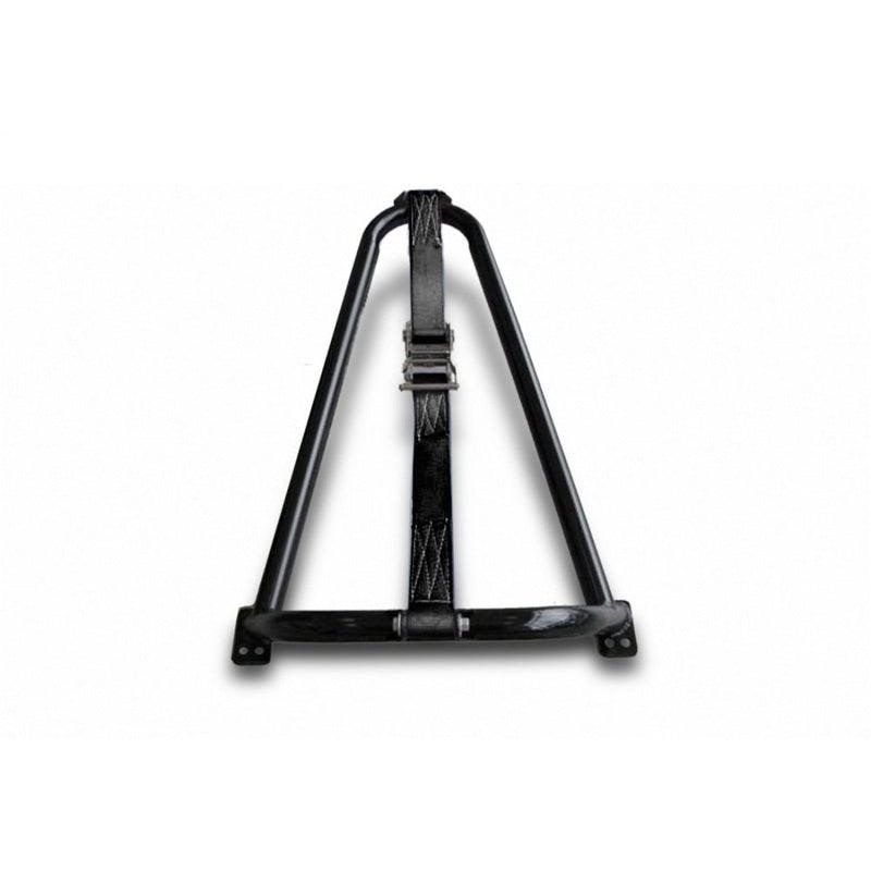 N-Fab Bed Mounted Tire Carrier Universal – Gloss Black – Black Strap