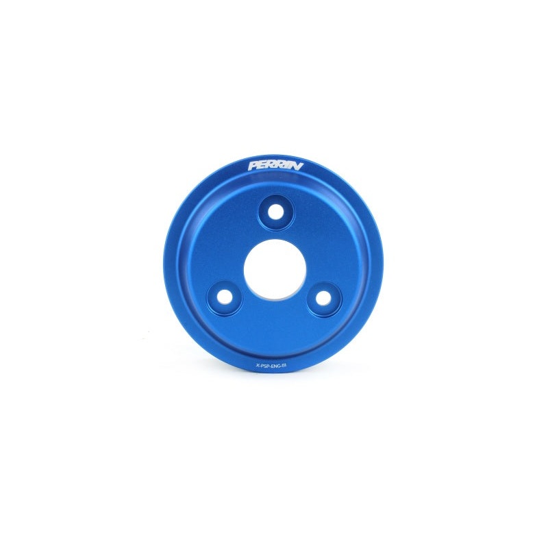 PERRIN 22-25 Subaru WRX / 21-25 Crosstrek / 20-25 LGT/OBXT/FXT Lightweight Water Pump Pulley – Blue
