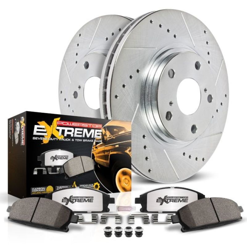 PowerStop Power Stop 2017 Jaguar XE Rear Z36 Truck & Tow Brake Kit