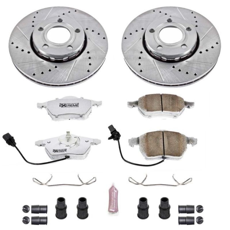 PowerStop Power Stop 99-04 Audi A4 Front Z26 Street Warrior Brake Kit