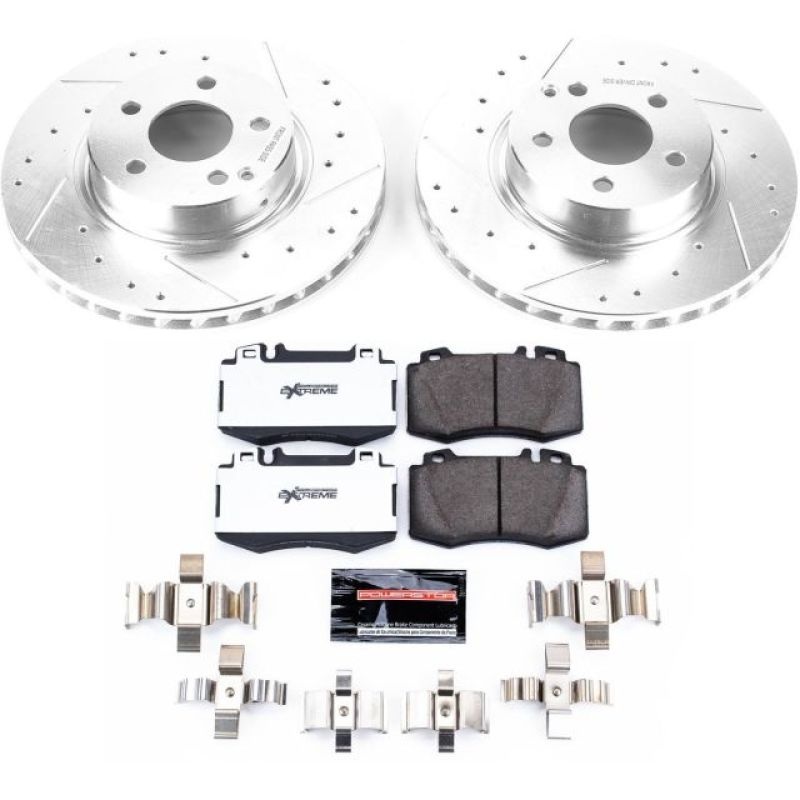 PowerStop Power Stop 03-06 Mercedes-Benz SL500 Front Z26 Street Warrior Brake Kit