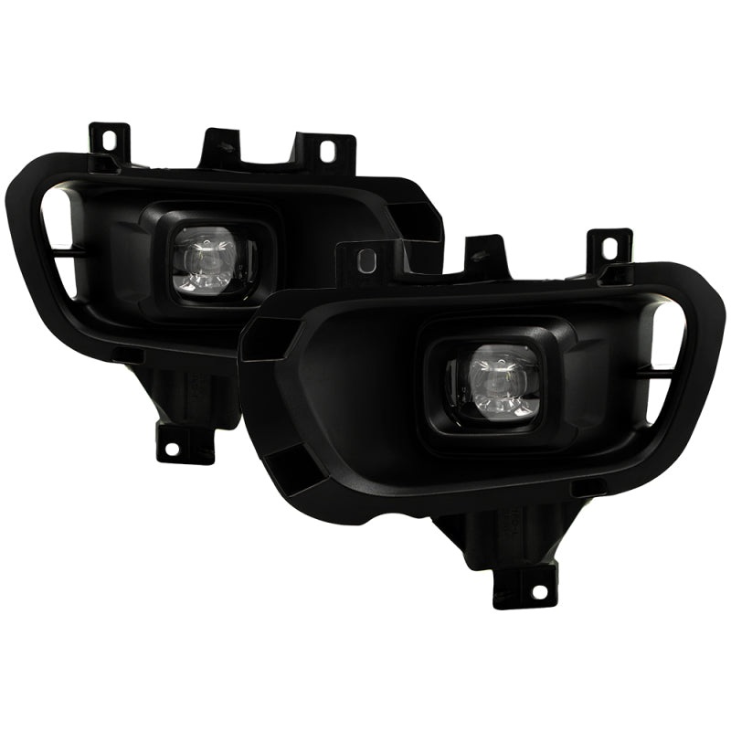 Spyder 19-23 Ford Ranger Full LED OEM Style Fog Lights w/ Switch – Clear (FL-FR19-LED-C)