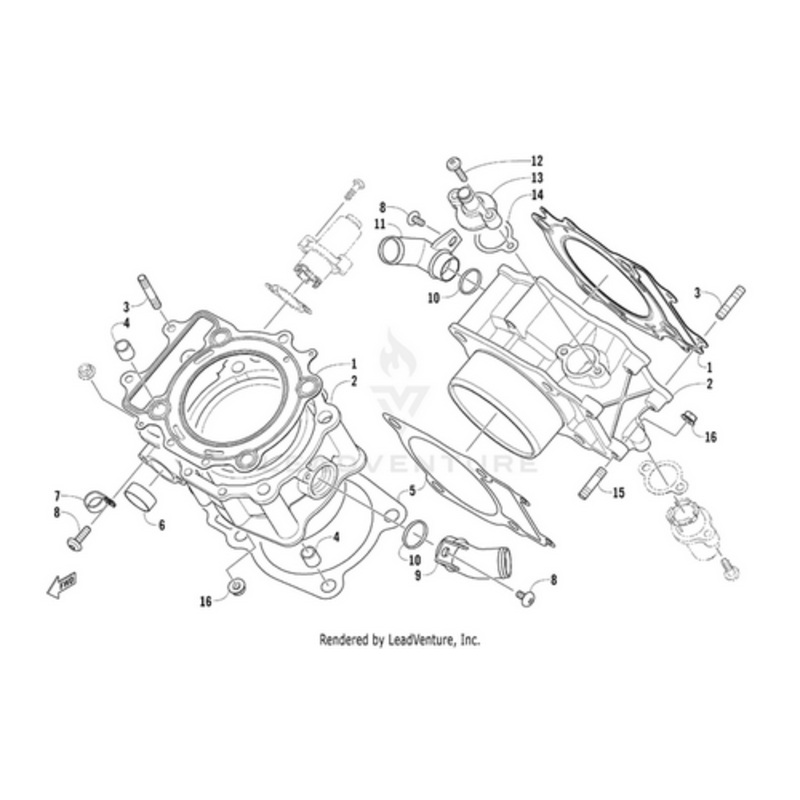 Water Hose Union – R/B 0804-068 by Arctic Cat