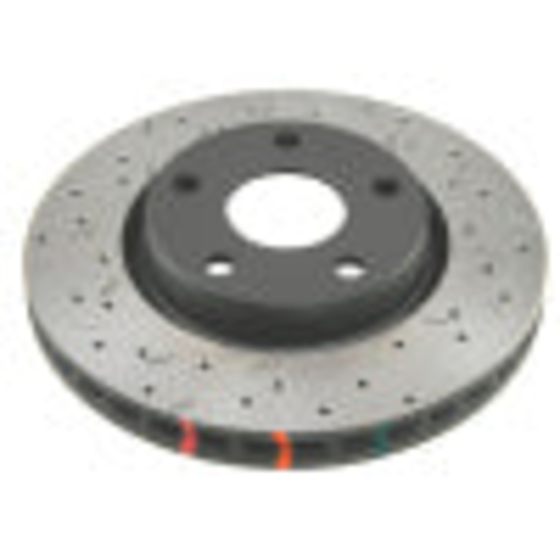 DBA 2002 Mercedes-Benz C32 AMG Front 4000 Series Drilled & Slotted Rotor