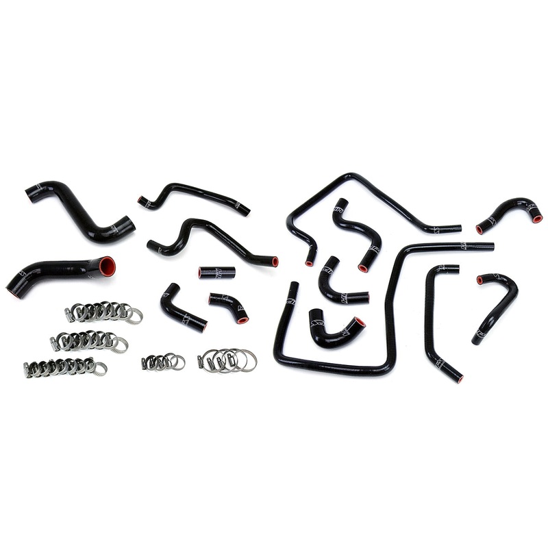 HPS Silicone Radiator, Heater and Ancillary Coolant Hose | 2002 – 2003 Subaru WRX (57-1812-BLK)