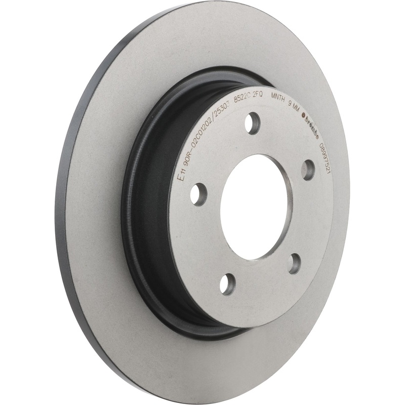 PRIME UV Coated Rear Disc Brake Rotor – 08.9975.21