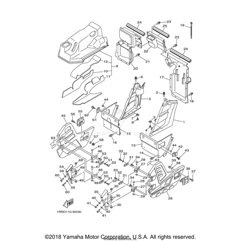 Connecting Plate by Yamaha