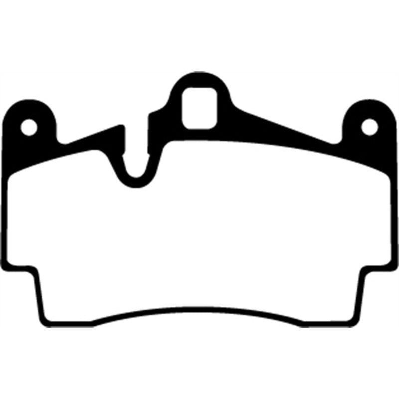 EBC 04-07 Porsche Cayenne 3.2 Redstuff Rear Brake Pads
