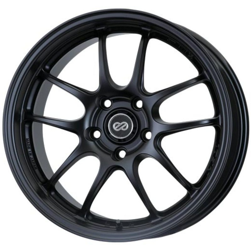 Enkei PF01 17×7 4×100 38mm Offset 75mm Bore Diameter Matte Black Wheel **SPECIAL ORDER**